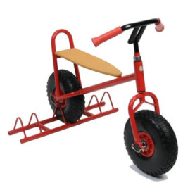 Laufrad mit Holzsitz für Kinder ab 3 Jahren